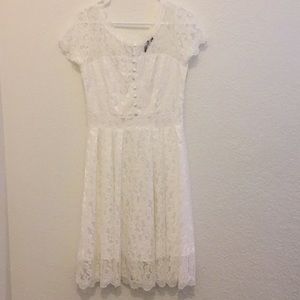 White Lace Dress *NEVER WORN*